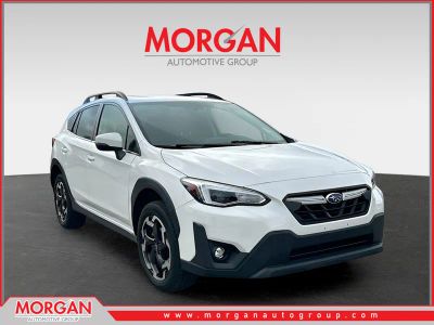 2023 Subaru Crosstrek Limited in White — front three-quarter view