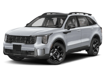 2026 Kia Sorento X-Line EX in Gray — front three-quarter view