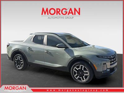 2025 Hyundai Santa Cruz Limited in Green — front three-quarter view
