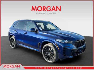 2026 BMW X5 sDrive40i in Blue — front three-quarter view