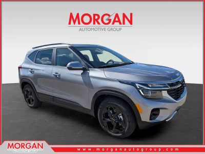 2026 Kia Seltos EX in Steel Gray — front three-quarter view