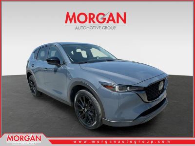 2023 Mazda CX-5 2.5 S Carbon Edition in Polymetal Gray — front three-quarter view