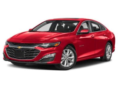 2025 Chevrolet Malibu LT in Mineral Gray Metallic — front three-quarter view