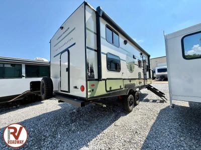 2027 Forest River RV No Boundaries — rear three-quarter view