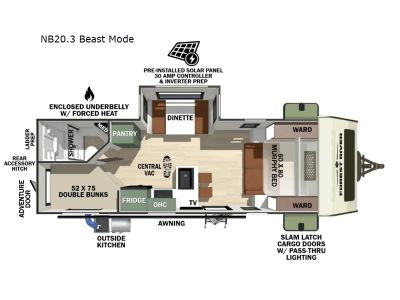 2027 Forest River RV No Boundaries — side profile view