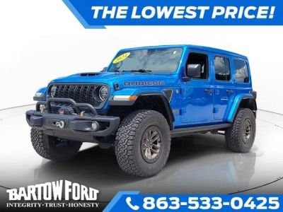 2024 Jeep Wrangler Rubicon 392 SRT HEMI 6.4 V8 MDS in Blue Pearl — front three-quarter view