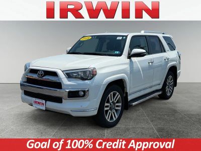 2018 Toyota 4Runner Limited in White — front three-quarter view