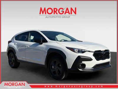 2026 Subaru Crosstrek Base in Crystal White Pearl — front three-quarter view