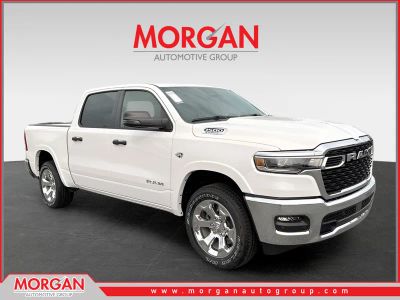 2026 Ram 1500 Big Horn/Lone Star in White — front three-quarter view
