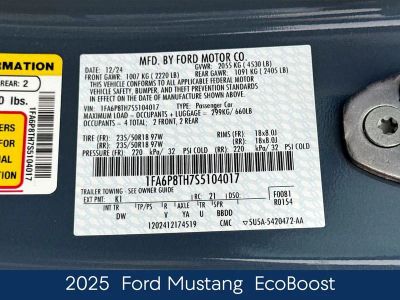 2025 Ford Mustang EcoBoost - Photo 19