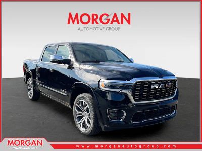 2026 Ram 1500 Tungsten in Black — front three-quarter view