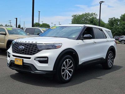 2022 Ford Explorer — rear three-quarter view
