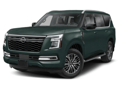 2026 Nissan Armada SL in Gray — front three-quarter view