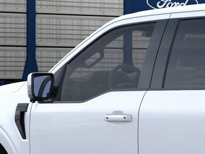 2026 Ford F-150 Lariat in Star White Metallic Tri-Coat — front three-quarter view