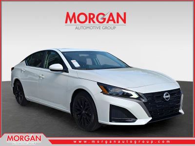 2026 Nissan Altima 2.5 SV in White — front three-quarter view