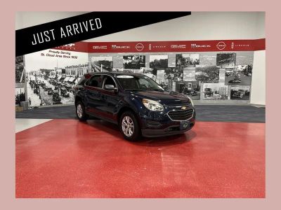 2017 Chevrolet Equinox LS in Blue Velvet Metallic — front three-quarter view