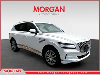 2024 Genesis GV80 2.5T in White — front three-quarter view