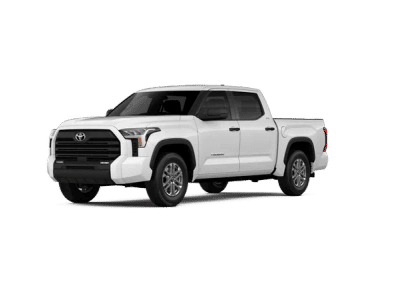 2026 Toyota Tundra SR5 in Ice Cap — front three-quarter view