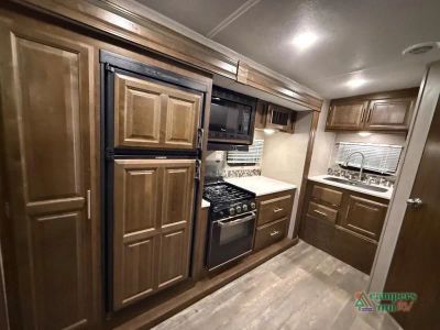 2020 Forest River RV Flagstaff — rear three-quarter view
