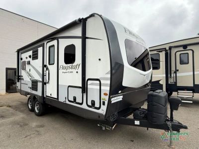 2020 Forest River RV Flagstaff — front three-quarter view
