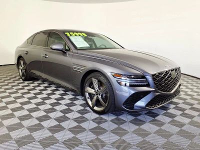 2026 Genesis G80 — rear three-quarter view