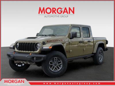 2026 Jeep Gladiator Mojave in Green — front three-quarter view