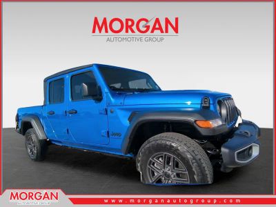 2026 Jeep Gladiator Sport S in Blue — front three-quarter view