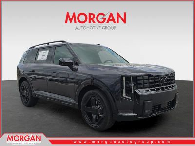 2027 Kia Telluride X-Line EX in Panthera Metal — front three-quarter view