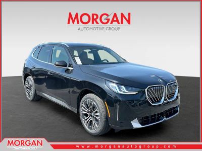 2026 BMW X3 30 xDrive in Black — front three-quarter view