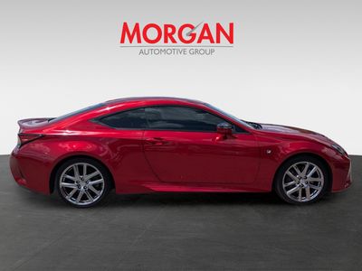 2019 Lexus RC — rear three-quarter view