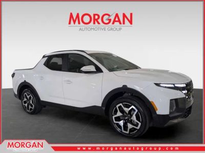 2024 Hyundai Santa Cruz Limited in White — front three-quarter view