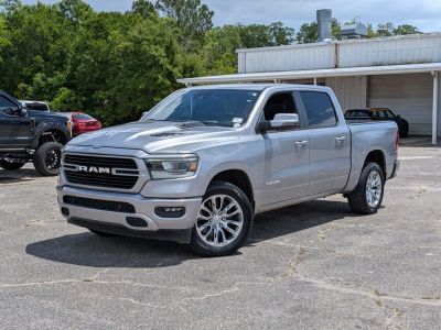 2023 Ram 1500 Laramie in Silver — front three-quarter view