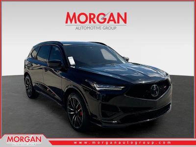 2024 Acura MDX Type S w/Advance Package in Black — front three-quarter view