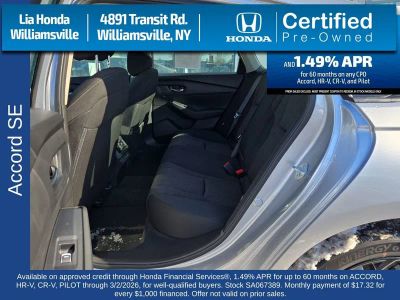 2025 Honda Accord Sedan SE CVT — photo 24 view