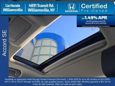 2025 Honda Accord Sedan SE CVT — photo 23 view