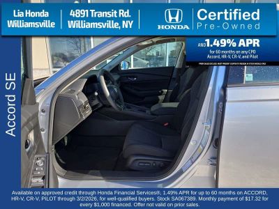 2025 Honda Accord Sedan SE CVT — photo 14 view