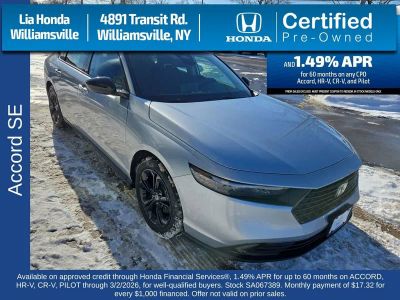 2025 Honda Accord Sedan SE CVT — side profile view