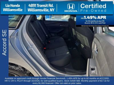 2025 Honda Accord Sedan SE CVT — photo 28 view