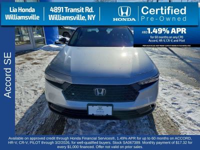 2025 Honda Accord Sedan SE CVT — photo 9 view