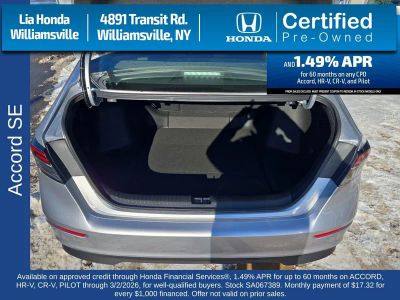 2025 Honda Accord Sedan SE CVT — photo 25 view