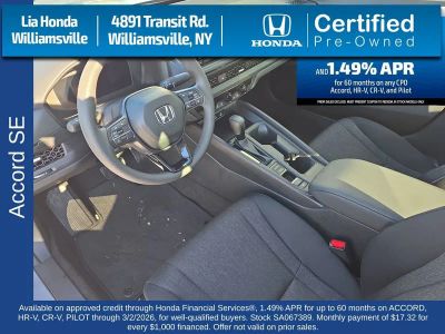 2025 Honda Accord Sedan SE CVT — photo 26 view
