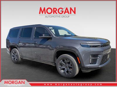 2026 Jeep Grand Wagoneer Limited Altitude in Gray — front three-quarter view