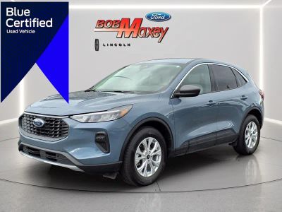 2023 Ford Escape Active in Vapor Blue Metallic — front three-quarter view