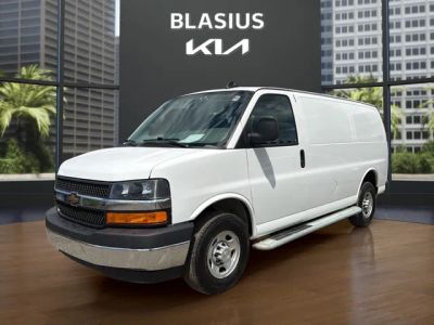 2024 Chevrolet Express 2500 Work Van Cargo in Summit White — front three-quarter view