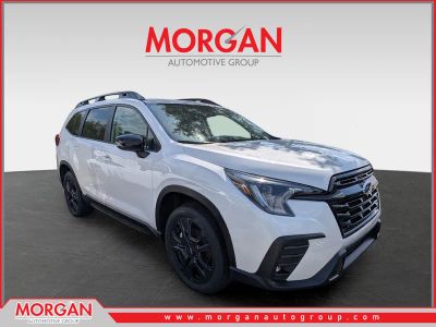 2026 Subaru Ascent Onyx Edition Touring in Crystal White Pearl — front three-quarter view