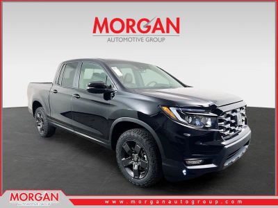 2026 Honda Ridgeline TrailSport in Black — front three-quarter view
