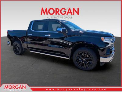 2024 Chevrolet Silverado 1500 LTZ in Black — front three-quarter view