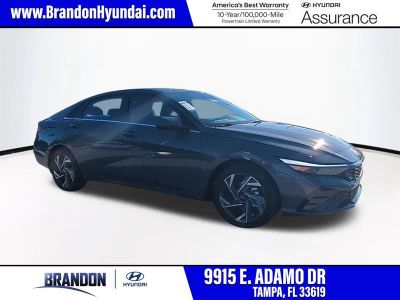 2026 Hyundai ELANTRA Limited in Gray — front three-quarter view