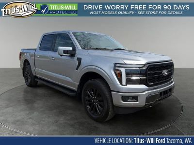 2026 Ford F-150 Lariat in Silver — front three-quarter view