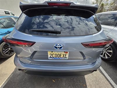 2024 Toyota Highlander Hybrid — rear three-quarter view